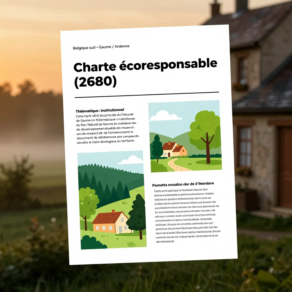 Eco-responsible Charter of the Gaume Natural Park