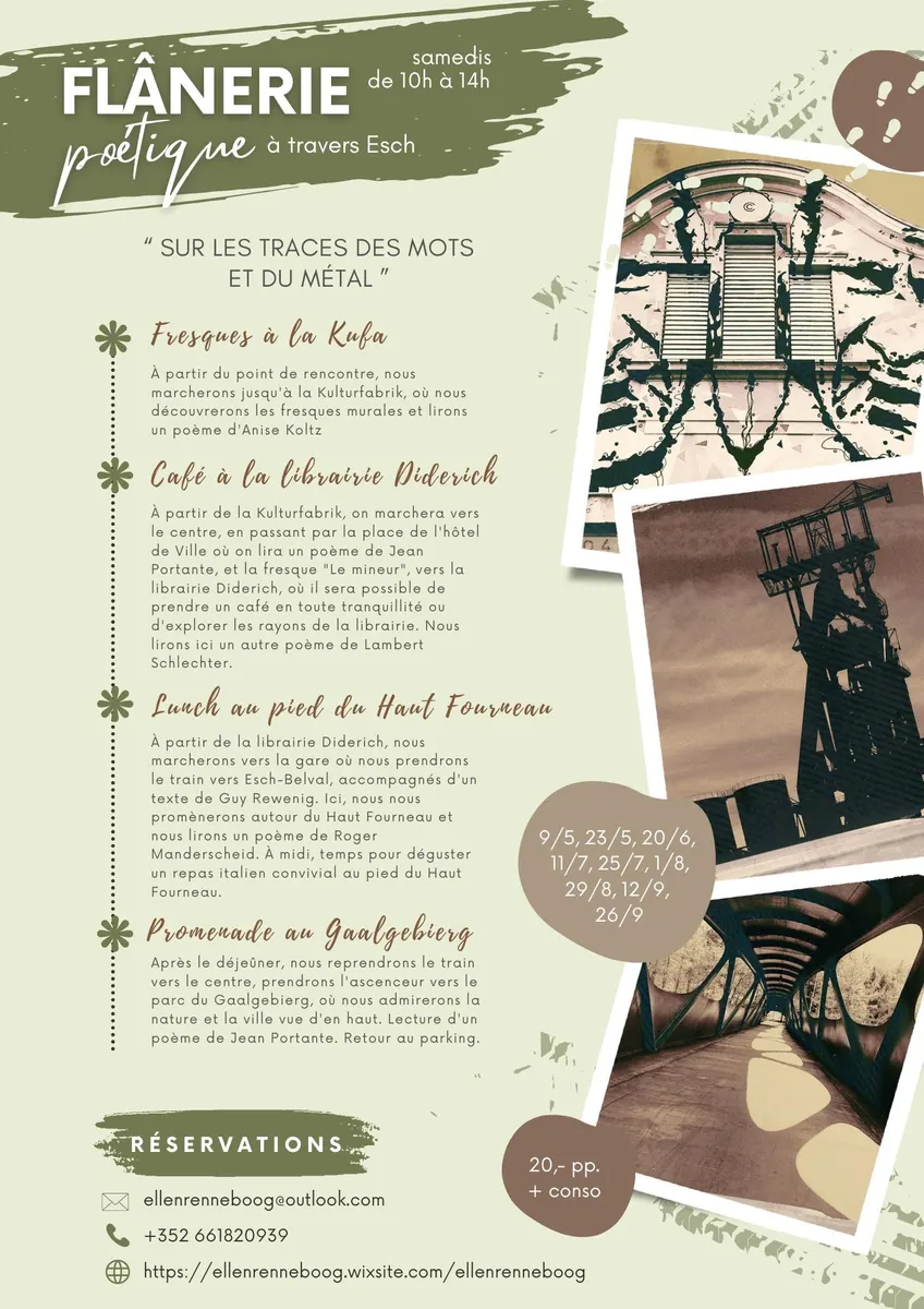 Poetic Walking Tour through Esch-sur-Alzette