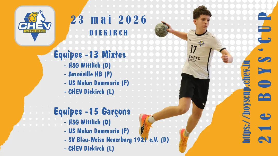 21. Boys' Cup: Sommer-Fußballturnier in Luxemburg
