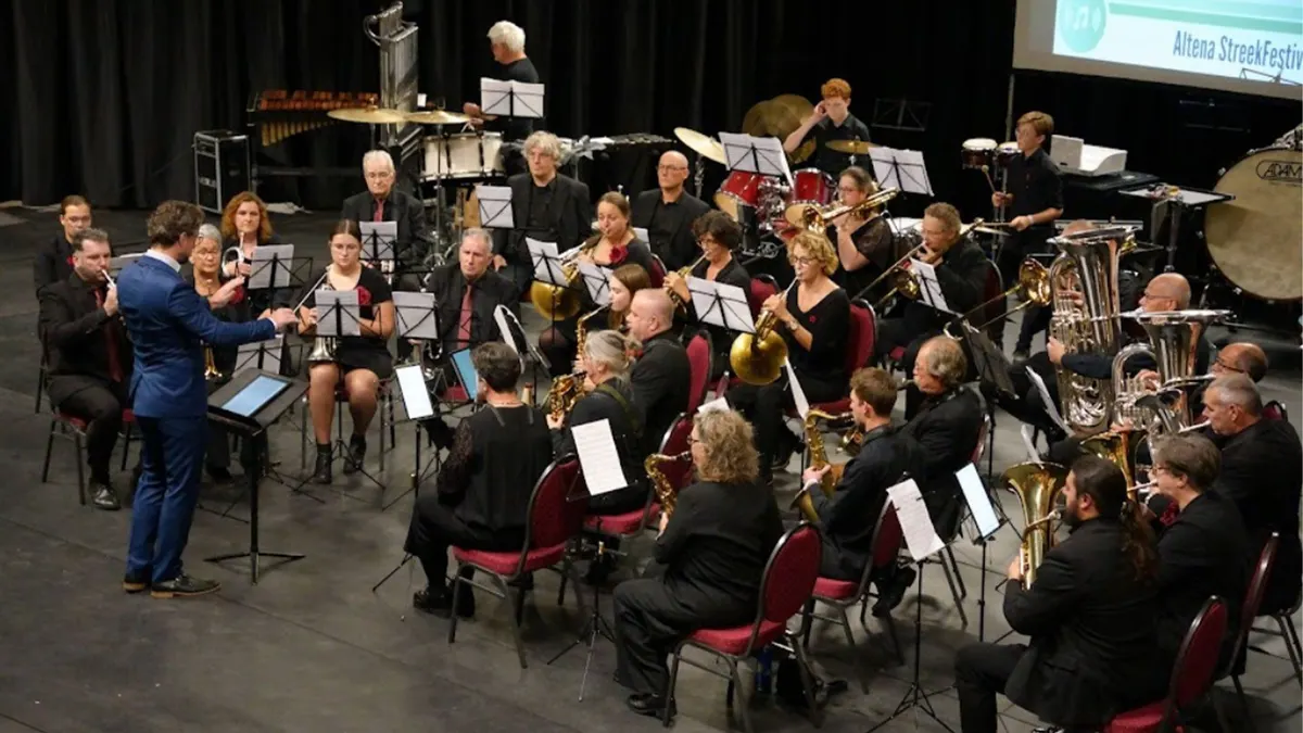 Fanfare Nooit Gedacht Almkerk at Clervaux in Concert