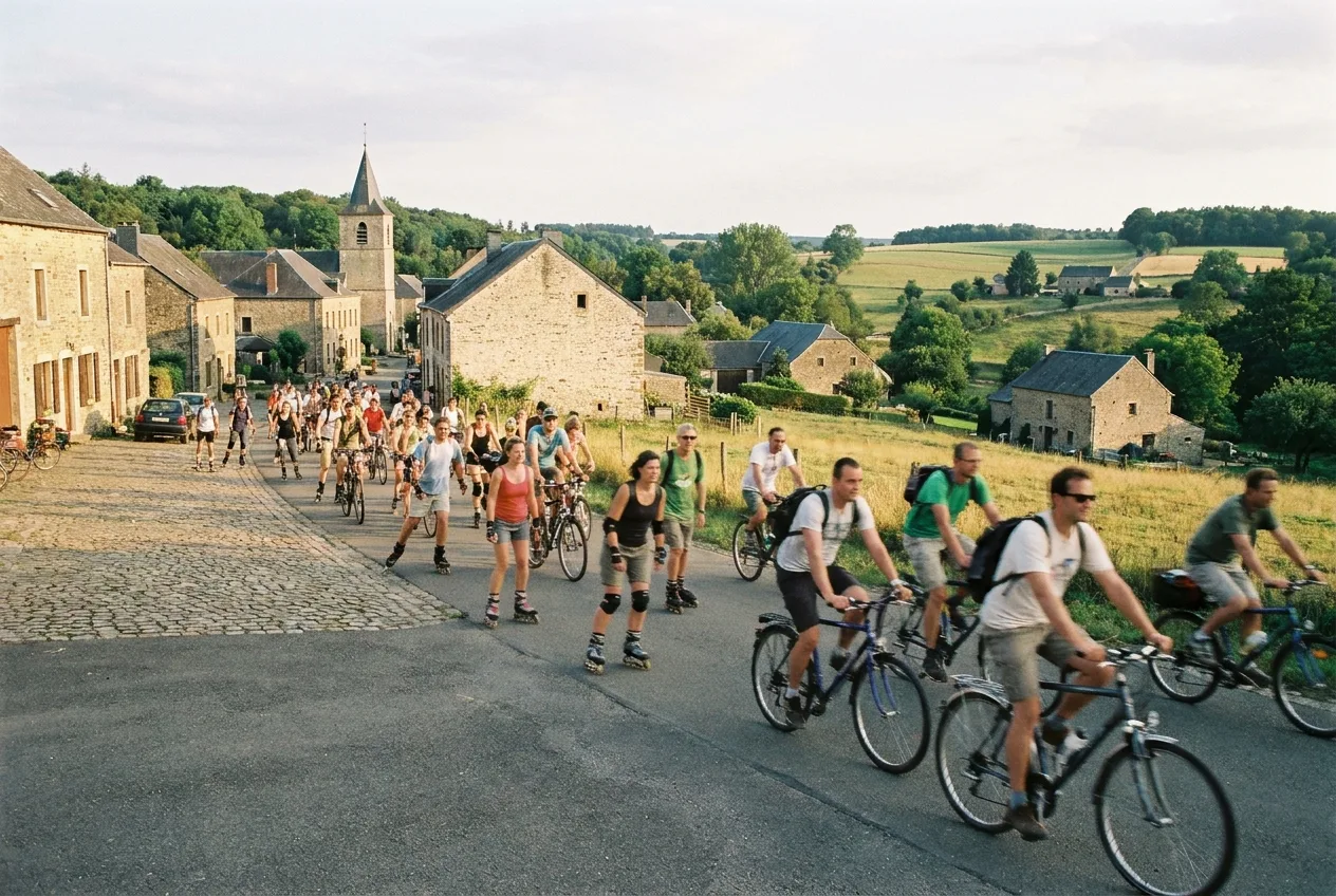 Roller Bike Parade
