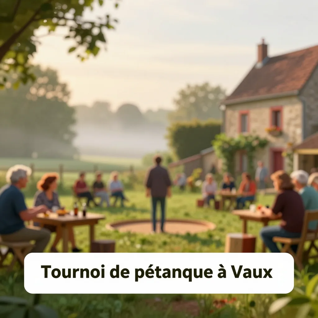Pétanque Tournament in Vaux