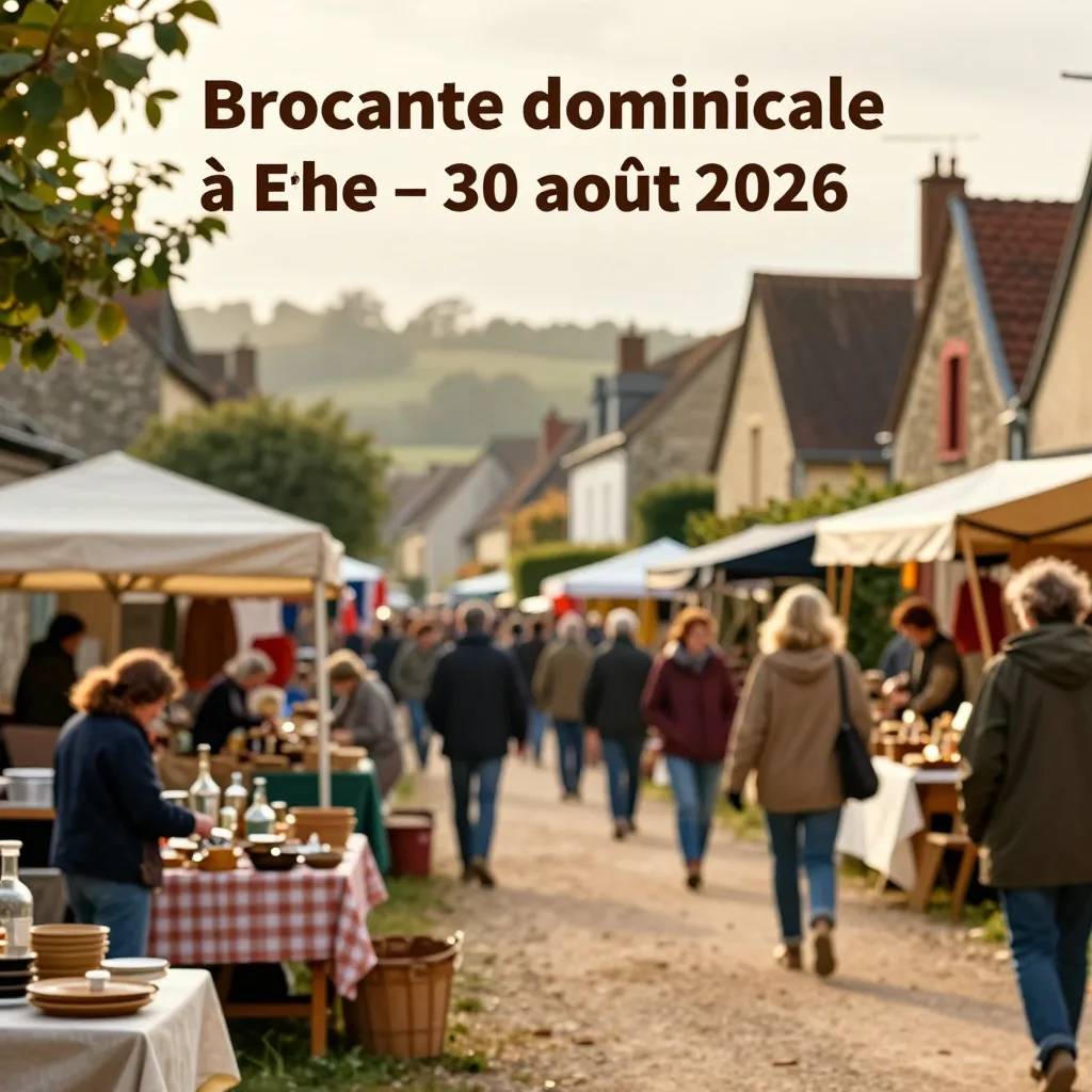 Ethe Sunday Flea Market – 30 August 2026