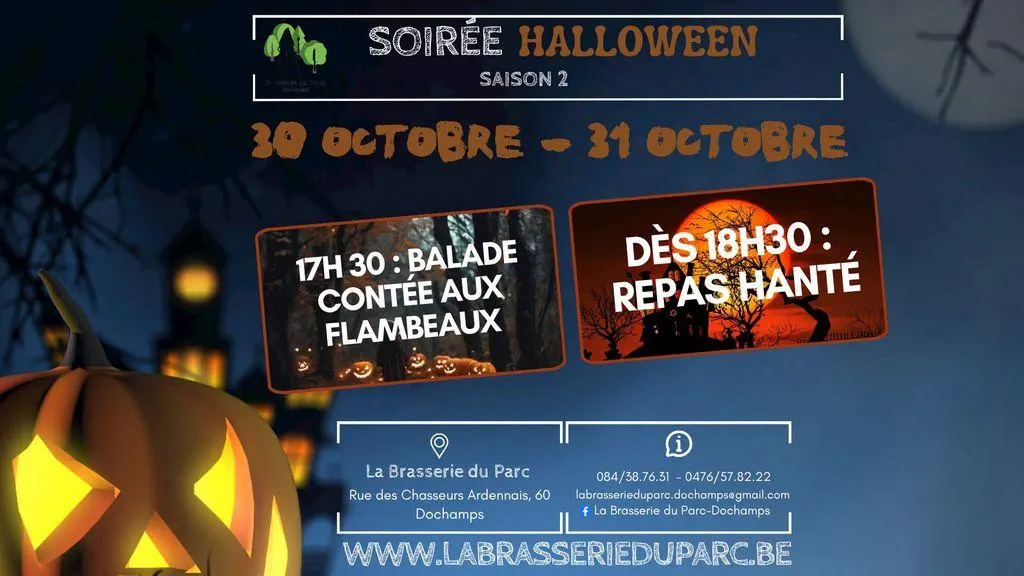 Week-end Halloween à la Brasserie du Parc