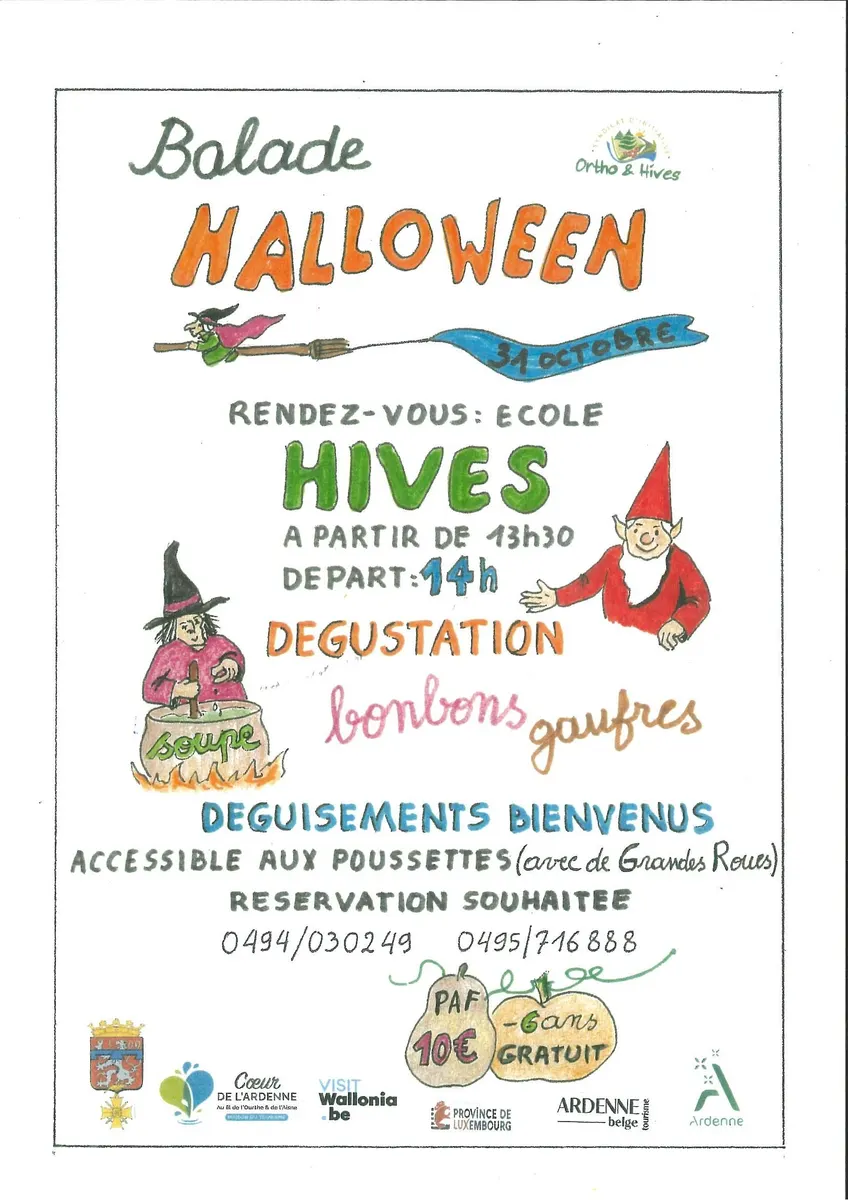 Balade d'Halloween en famille : soupe, gaufres et déguisements